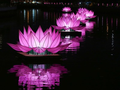 3 km kênh Nhiêu Lộc được thắp sáng đèn lồng mừng lễ Phật đản