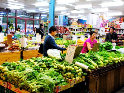 Gía thực phẩm  và xăng dầu góp phần khiến CPI tăng mạnh.