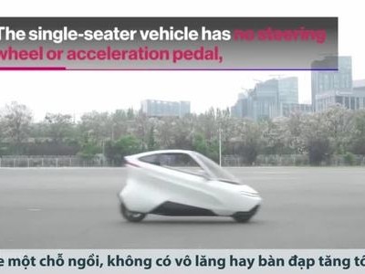Ôtô điện hai bánh tự lái Trung Quốc giá gần 16.000 USD