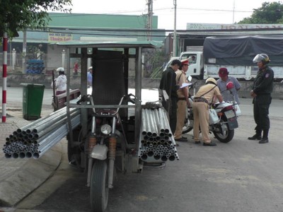 Hà Nội sẽ xử lý nghiêm xe 3 bánh gây mất trật tự giao thông (Ảnh: Minh họa).