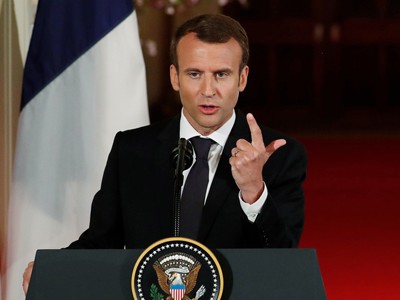 Tổng thống Pháp Emmanuel Macron. Ảnh: Reuters.