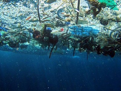 Địa Trung Hải bị ô nhiễm nghiêm trọng bởi rác thải nhựa. Ảnh: NOAA.