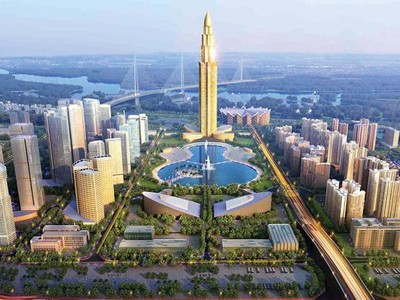 Phối cảnh Dự án Thành phố thông minh do Liên doanh BRG và Sumitomo (Nhật Bản) phát triển.