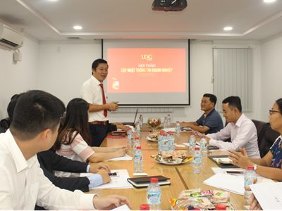 LDG Group thường xuyên tổ chức các buổi Hội thảo “Cập nhật thông tin doanh nghiệp” đến các nhà đầu tư.