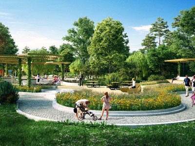 Công viên dự án Symbio Garden.