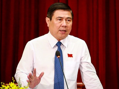 Chủ tịch UBND TP,HCM Nguyễn Thành Phong. Ảnh: Thành Nguyễn.