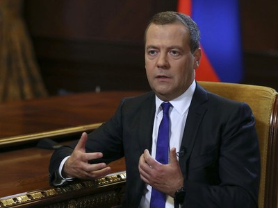 Thủ tướng Nga Dmitry Medvedev (Ảnh: Reuters).