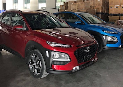 Hyundai Kona xuất hiện tại Việt Nam hồi tháng 7. 