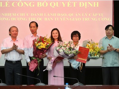 Bổ nhiệm nhân sự Ban Tuyên giáo Trung ương