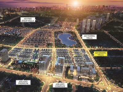 An Khang Villa có vị trí đẹp nhất Khu đô thị Dương Nội.