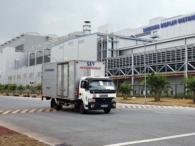 Các dự án của Samsung đều được triển khai ngay sau khi được cấp chứng nhận đầu tư và đi vào hoạt động chỉ trong vòng 1 năm sau đó. Ảnh: Chí Cường.