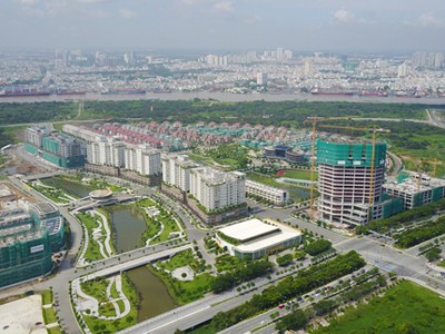 Khu đô thị Thủ Thiêm sau 22 năm quy hoạch. Ảnh: Quỳnh Trần.