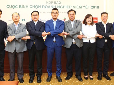 Công bố các doanh nghiệp vào Chung khảo Cuộc bình chọn Doanh nghiệp niêm yết 2018