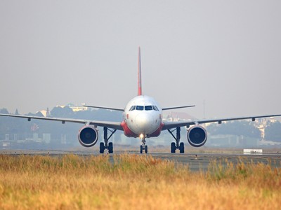 Chuyến bay đã cất cánh.