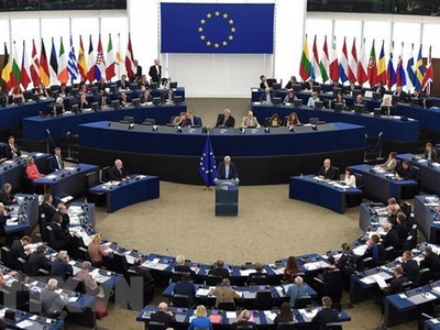 Toàn cảnh một phiên họp Nghị viện châu Âu. (Ảnh: AFP/TTXVN).