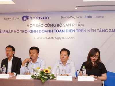 Haravan đặt chân vào kinh doanh trên Zalo.