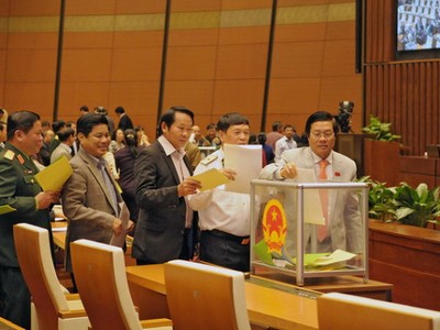 Quy trình lấy phiếu tín nhiệm tại Quốc hội