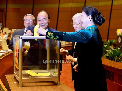 Quốc hội khoá XIV chỉ tiến hành một lần lấy phiếu tín nhiệm duy nhất vào giữa nhiệm kỳ.