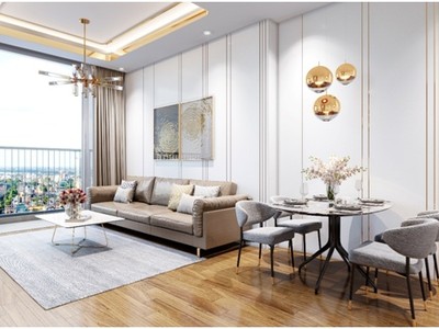 Bên trong căn hộ nội thất siêu sang ở Eco Green Saigon