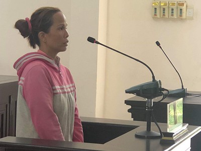 Gịn tại phiên tòa.