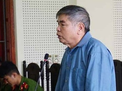 Bị cáo Thái Doãn Tồn tại tòa.