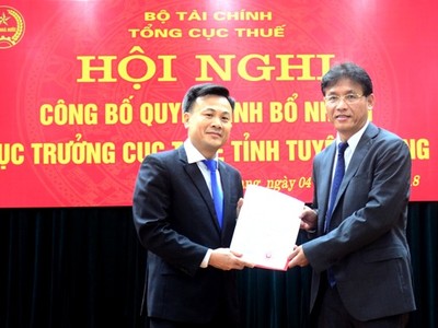 Bổ nhiệm nhân sự Tổng cục Dự trữ Nhà nước và Tổng cục Thuế