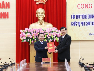 Công bố quyết định bổ sung Phó Chủ tịch UBND tỉnh Quảng Ninh của Thủ tướng Chính phủ