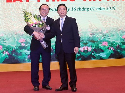 Thứ trưởng Lê Công Thành giữ chức Bí thư Đảng ủy Bộ Tài nguyên - Môi trường