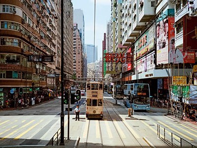 Đường phố Hong Kong. Ảnh: CNN.