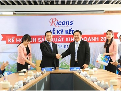 Giữ đà tăng trưởng, Ricons tự tin hoàn thành mục tiêu kế hoạch năm 2019