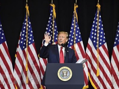 Tổng thống Mỹ Donald Trump. (Ảnh: AFP/TTXVN).