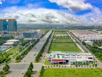 Thành phố mới Bình Dương đang dần lộ diện là 1 thành phố hiện đại, xanh, sạch và thân thiện môi trường.