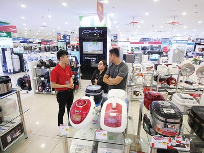 Tổng mức bán lẻ hàng hóa và dịch vụ tháng 2 giảm nhẹ