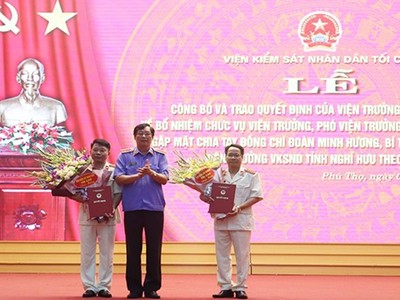 Viện Kiểm sát nhân dân tối cao, Bộ Tư pháp, Kho bạc Nhà nước bổ nhiệm nhân sự mới