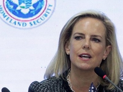 Bộ trưởng An ninh Nội địa Mỹ Kirstjen Nielsen. Ảnh: Reuters.