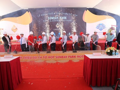 Tập đoàn Crystal Bay cùng đối tác động thổ và giới thiệu dự án tổ hợp nghỉ dưỡng lớn nhất Ninh Thuận