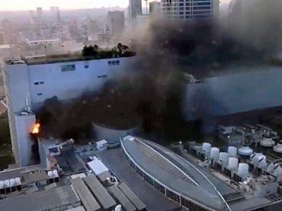 Hiện trường vụ cháy. (Nguồn: straitstimes.com).