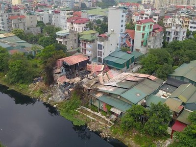 Khu nhà xưởng xảy ra vụ hỏa hoạn gây hậu quả đặc biệt nghiêm trọng ngày 12/4 (Ảnh: Nguyễn Trường).