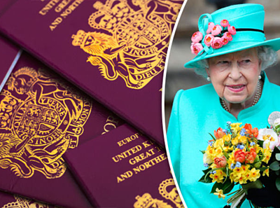 Ngoài hộ chiếu, nữ hoàng cũng lái xe mà không cần bằng. Vì bằng lái ở Anh cũng được cấp phép nhân danh bà. Ảnh: Daily Express.