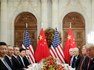 Phái đoàn Mỹ, Trung Quốc đàm phán tại Argentina hồi tháng 12/2018. (Ảnh Reuters).