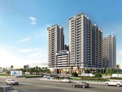 Safira tọa lạc tại mặt tiền đường N6 (lộ giới 20 m) kết nối vào đường N5 (lộ giới 20 m), tiếp giáp đường Võ Chí Công, ngay góc giao cao tốc TP.HCM - Long Thành - Dầu Giây