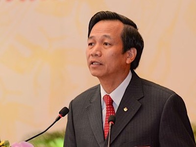 Bộ trưởng Lao động Thương binh và Xã hội Đào Ngọc Dung. Ảnh: Trung tâm báo chí Quốc hội.