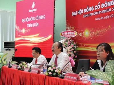 Chủ tọa đoàn phiên họp ĐHĐCĐ thường niên năm 2019 Công ty cổ phần Đồng Tâm.