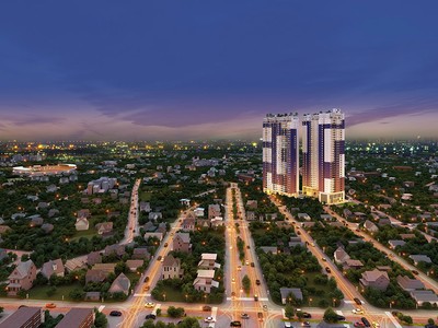 Phối cảnh tổng thể dự án C-Sky View.