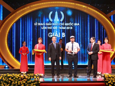 Báo Đầu tư đoạt Giải B Giải Báo chí Quốc gia năm 2018