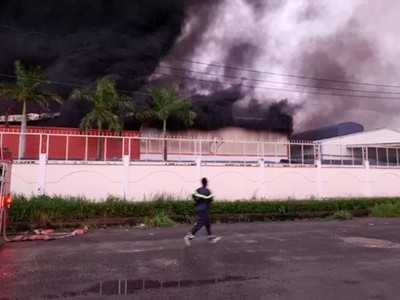 Hiện trường vụ cháy.