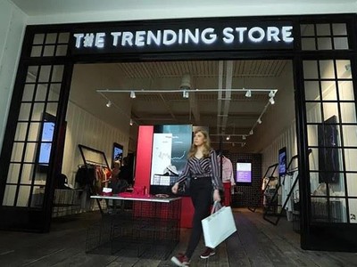 Cửa hàng thời trang The Trending Store ở trung tâm mua sắm Westfield London sử dụng AI để nắm bắt xu hướng thời trang trong thời gian thực. (Nguồn: dailymail.co.uk).