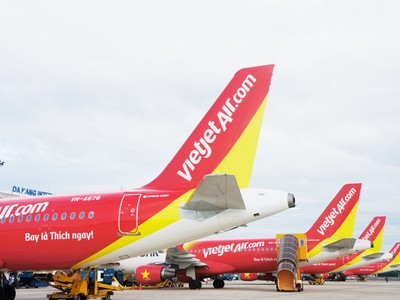 Vietjet tung hàng triệu vé giá siêu rẻ từ 2.020 đồng/vé