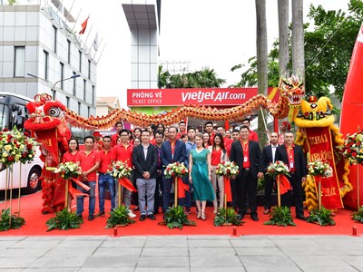VietJet khai trương phòng vé mới cùng tổ hợp dịch vụ toàn diện tại địa chỉ 60A Trường Sơn, Phường 2, Quận Tân Bình, TP.HCM.