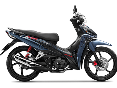 Phiên bản màu tem xanh-đen của Honda Wave RSX Fi 2019. Ảnh: Honda.